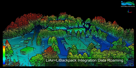 fused lidar data from ALS and TLS