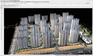 Colored Point Clouds of Buildings